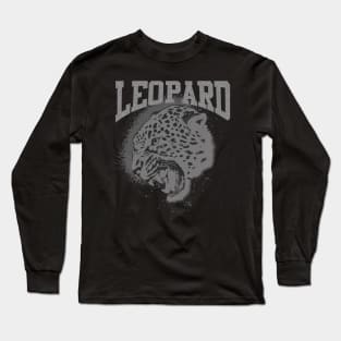 Leopard head pattern design Long Sleeve T-Shirt